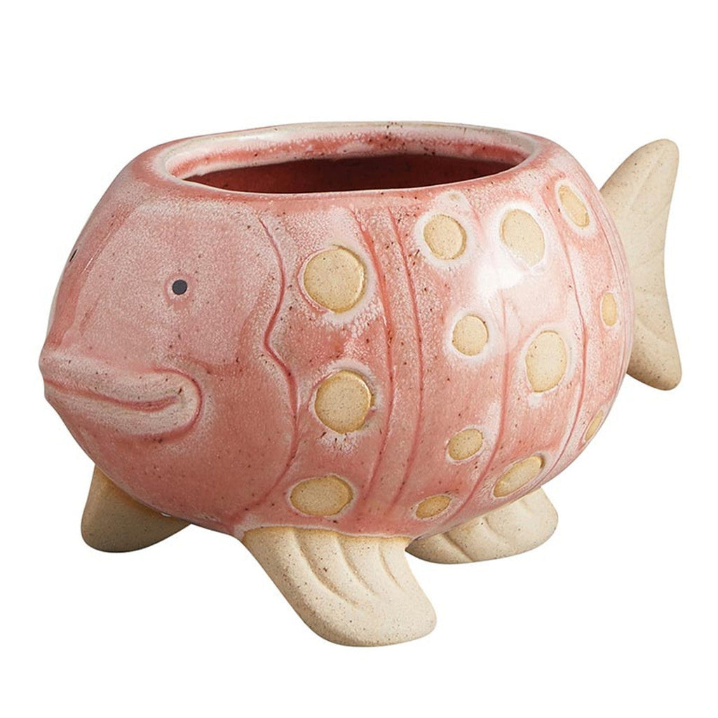 Pink Fish Mini Planter Pot | Tropical Shaped Fish Pot | 5