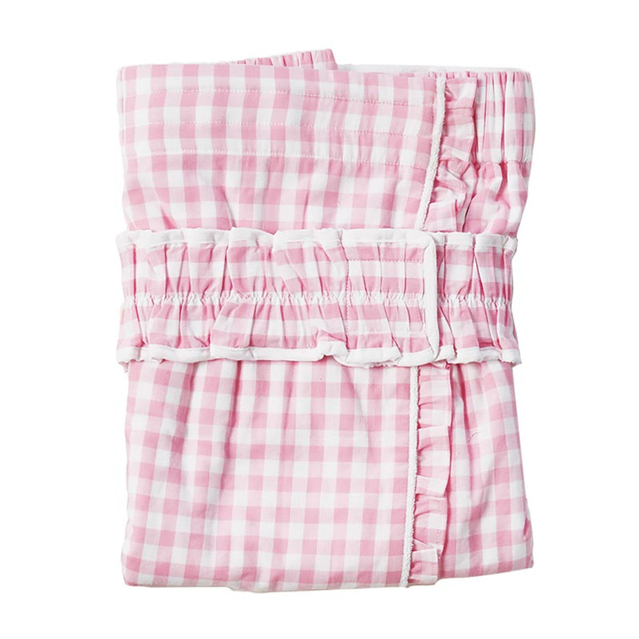 Pink Gingham Spa Wrap and Headband Set | Bath Body Towel Shower