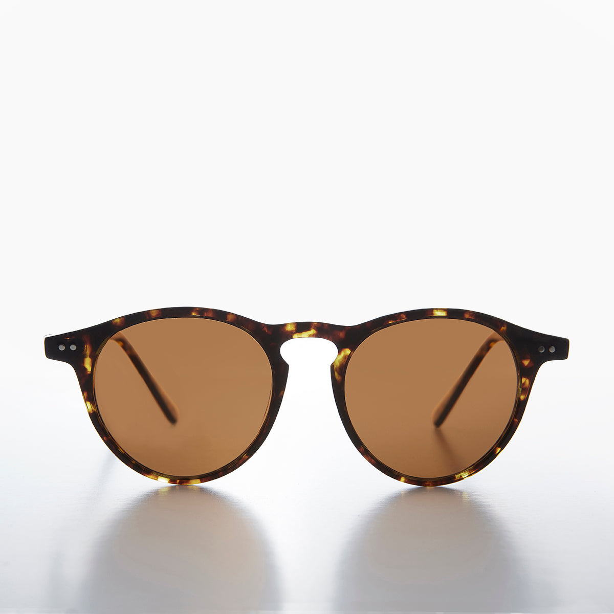 Yellow Tortoise Polarized Round Sunglass - Rodgers