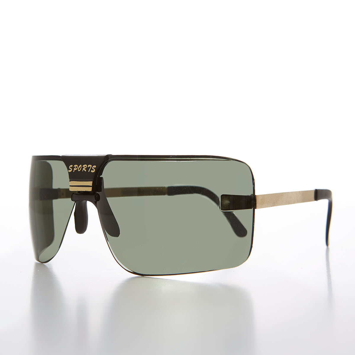 Gray Wrap Around Sunglasses - Rufus