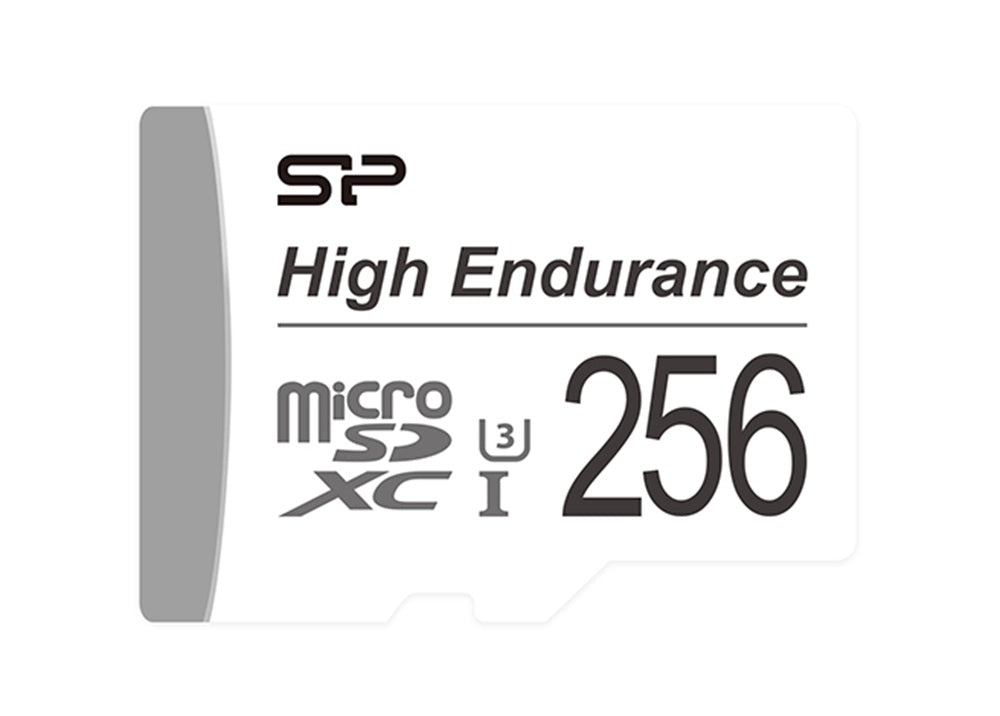 Silicon Power 256GB High Endurance MicroSD Memory Card with Adapter [Not compatible with Switch 2]