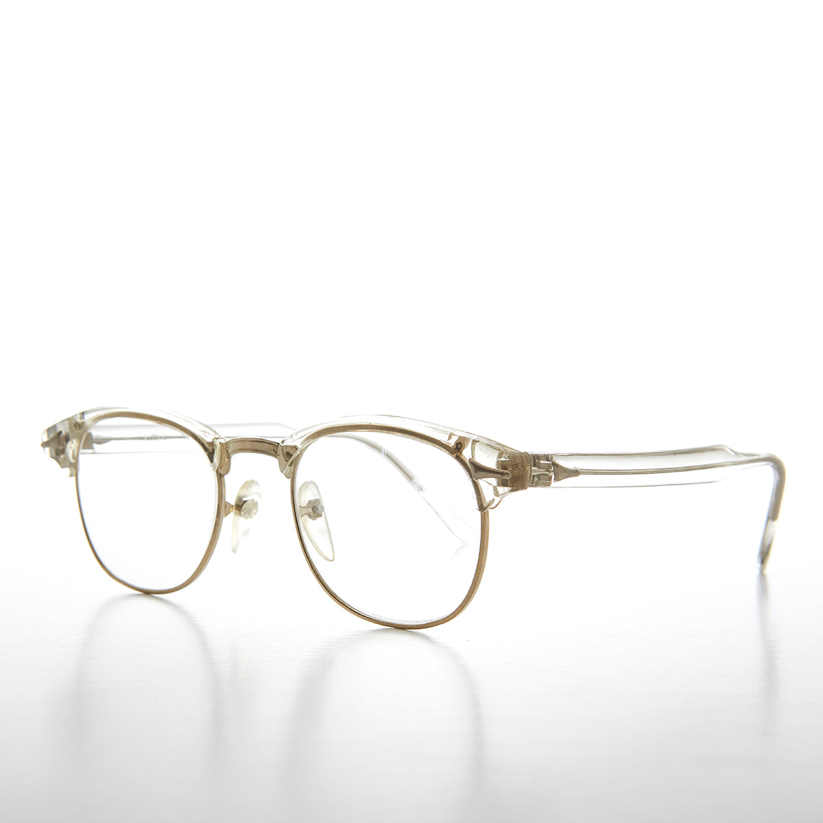 Clear Frame Hipster Clear Lens Vintage Glasses - Sanders