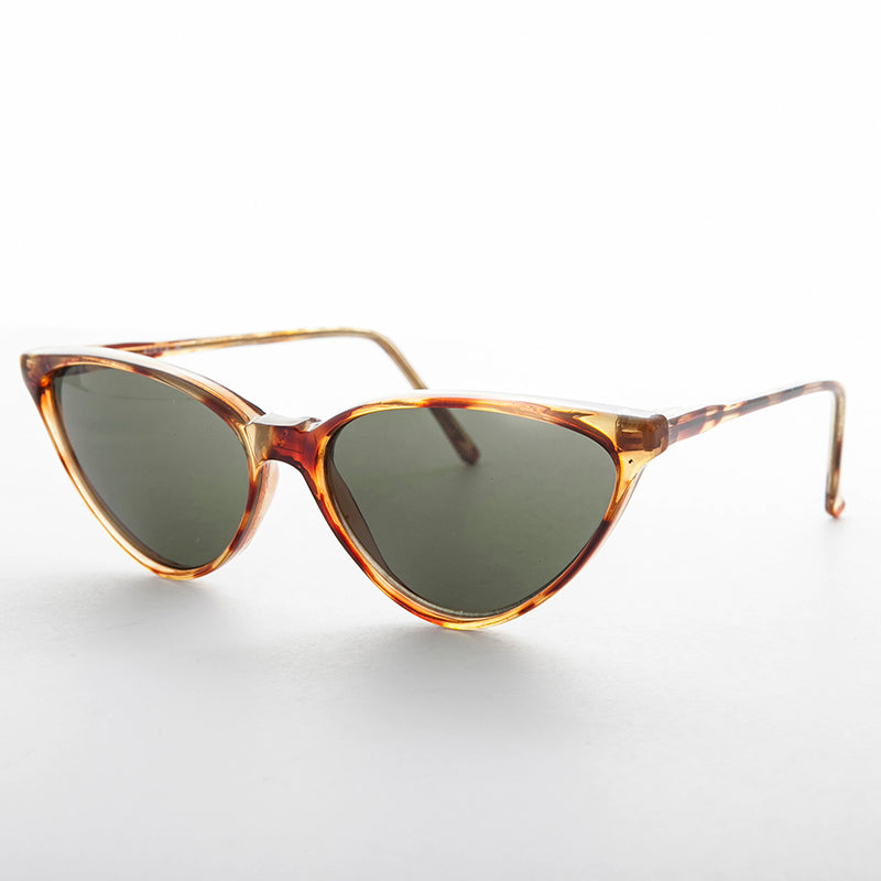 Thin Pointy Hip Cat Eye Vintage Women's Sunglass - Sandy