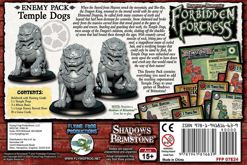 Shadows of Brimstone: Forbidden Fortress - Temple Dogs Enemy Pack