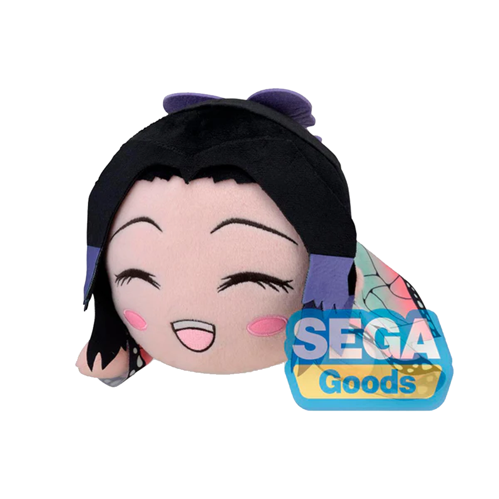 SEGA: Nesoberi Lay-Down Plush: Demon Slayer: Kimetsu no Yaiba - Shinobu Kocho (Smiling) SP Plush