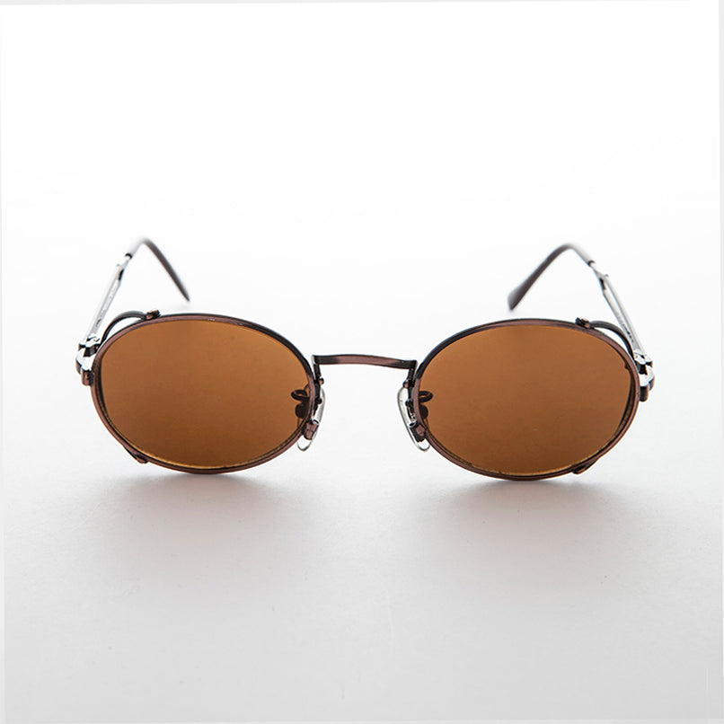 Elegant Steampunk Sunglass with Cut Out Design - Silas