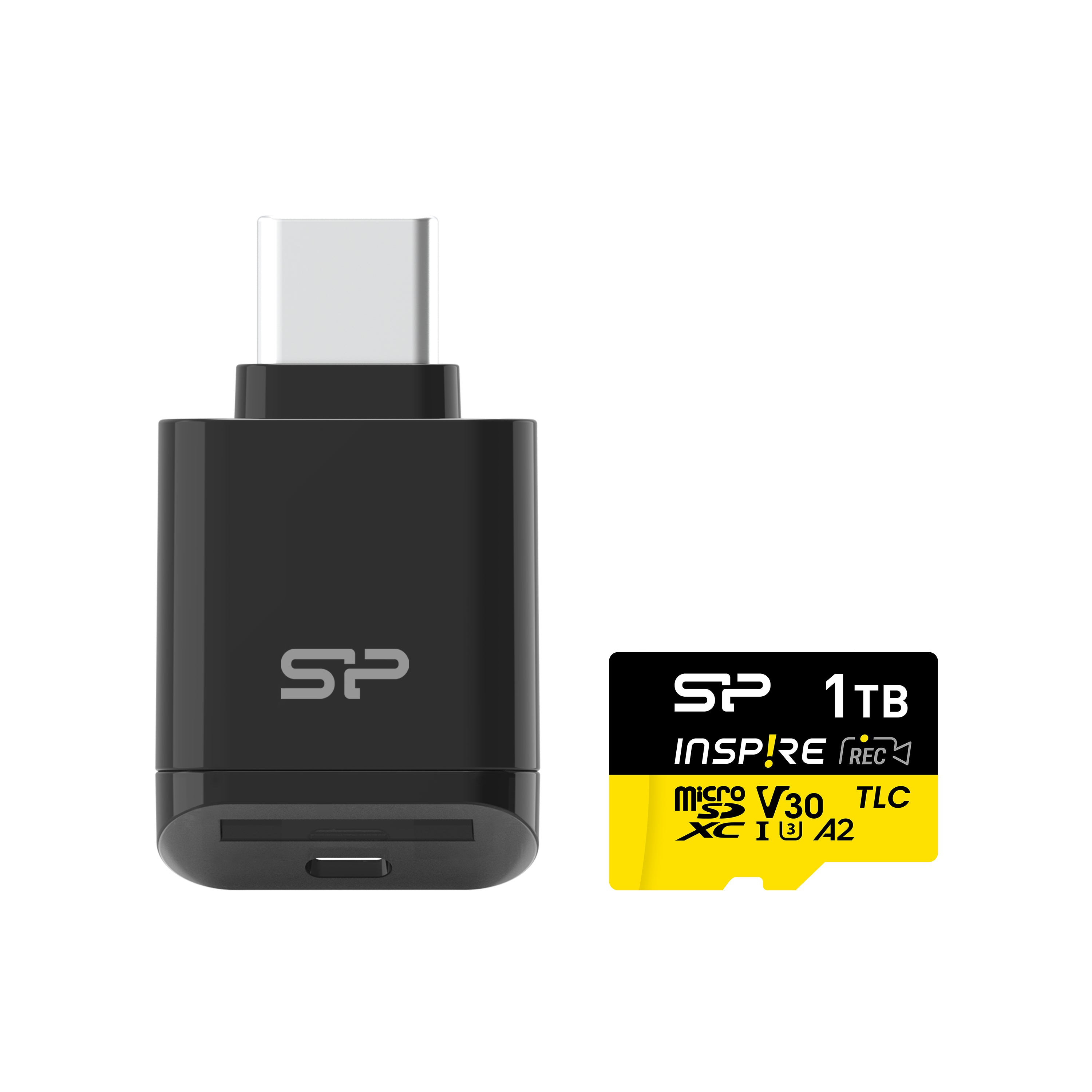 Silicon Power 1TB Inspire UHS-1(U3) V30 A2 MicroSD Memory Card with Card Reader [Not compatible with Switch 2]