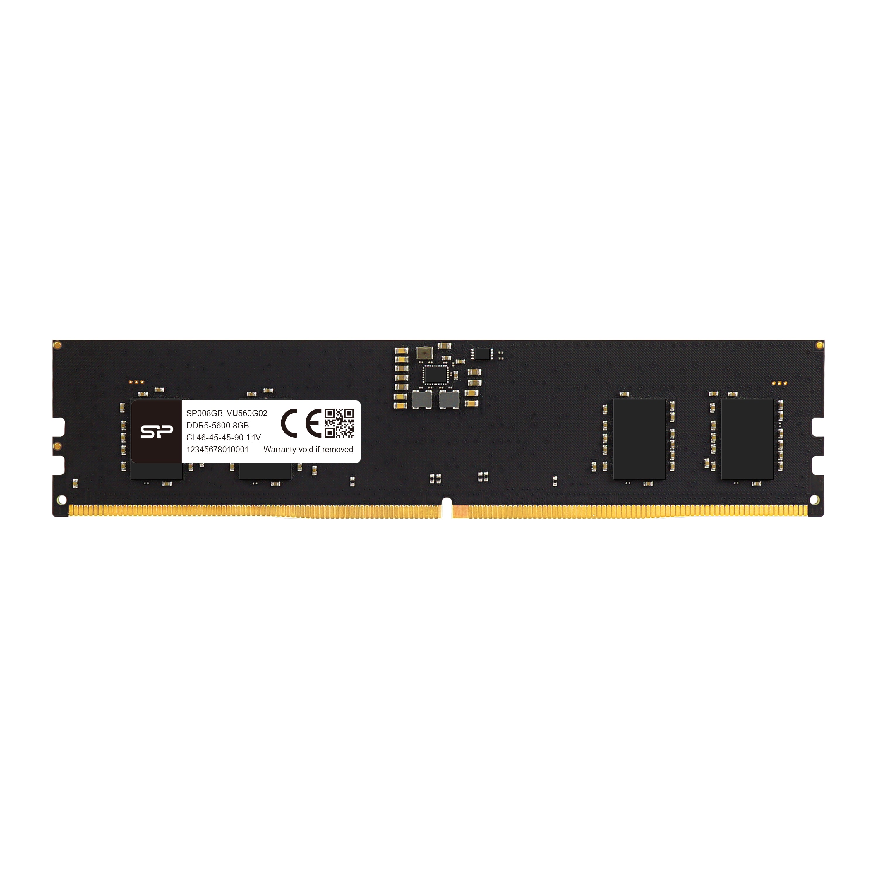 Silicon Power DDR5 5600MT/s (PC5-44800) 8GB 1.1V Desktop Unbuffered DIMM