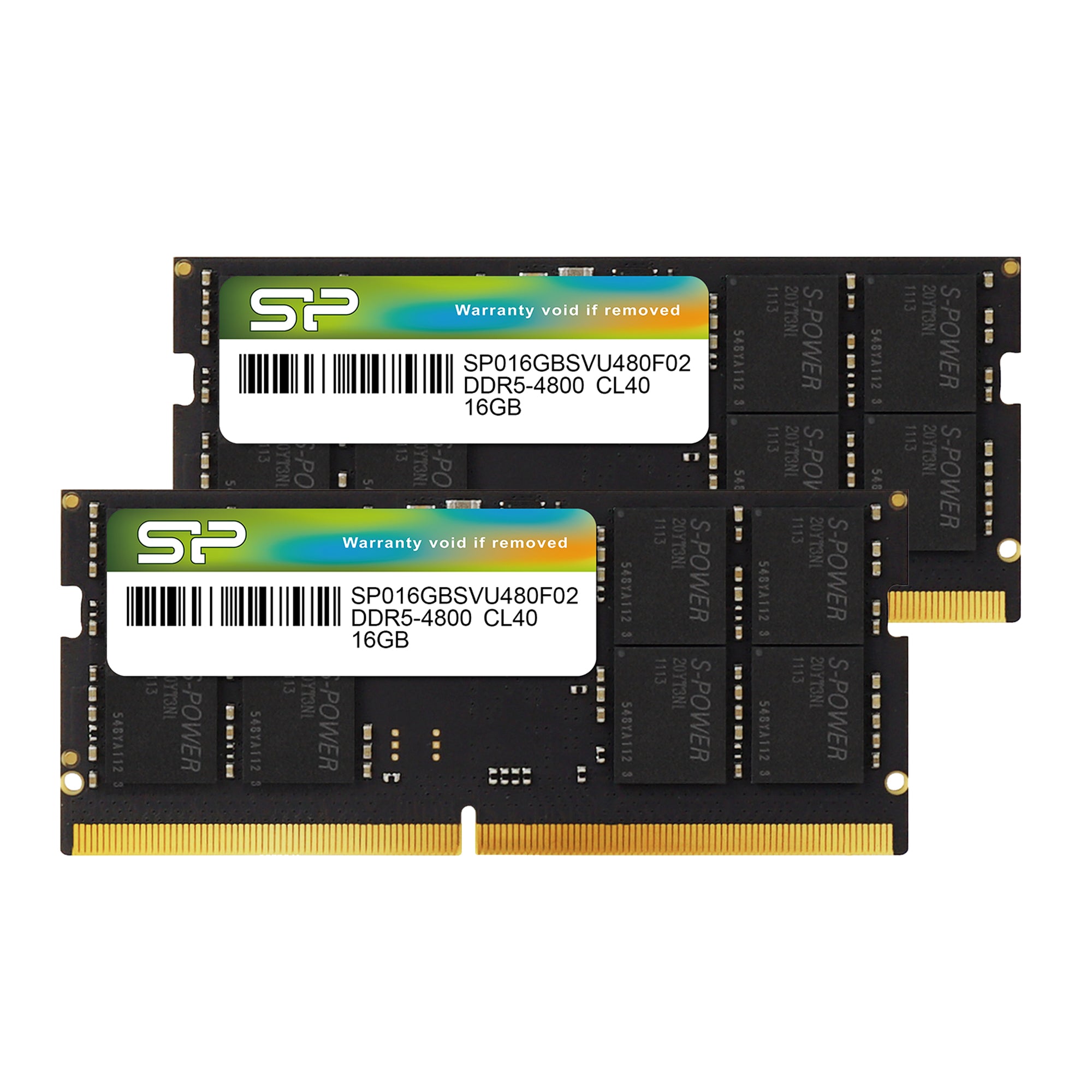 Silicon Power DDR5 4800MHz (PC5-38400) 32GB(16GBx2)-64GB(32GBx2) Dual Pack 1.1V Laptop SODIMM