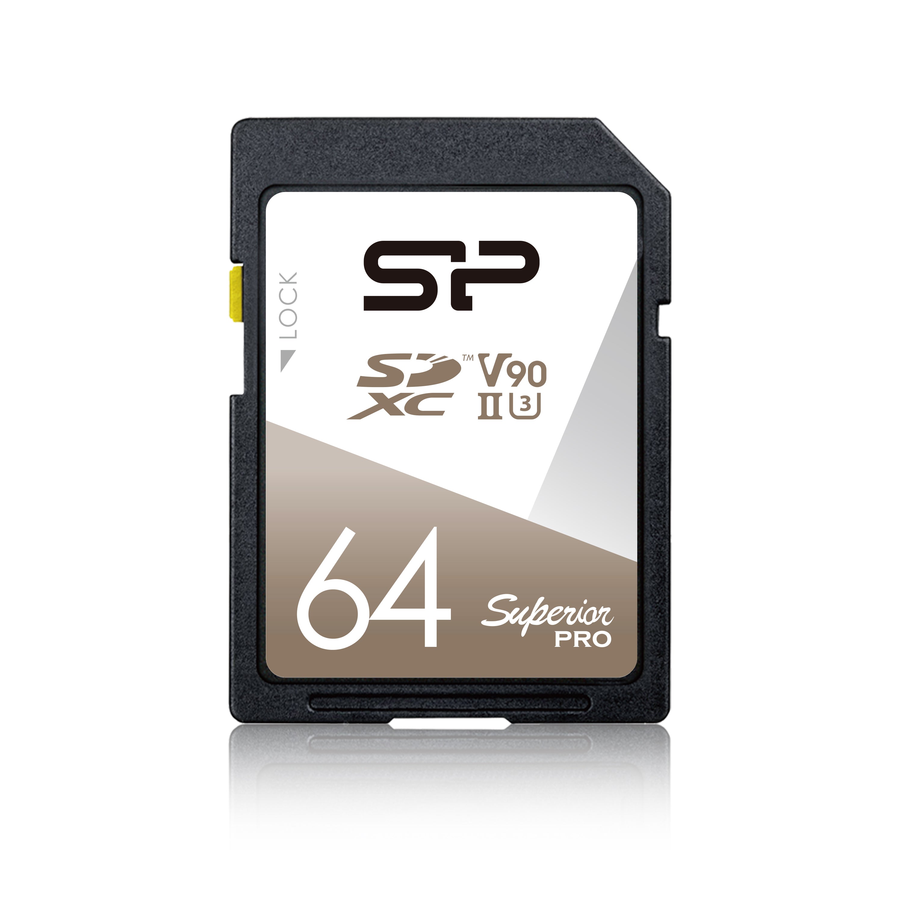 Silicon Power 64GB-512GB V90 Superior Pro R/W Up to 290/260 MB/s UHS-II SDXC Memory Card