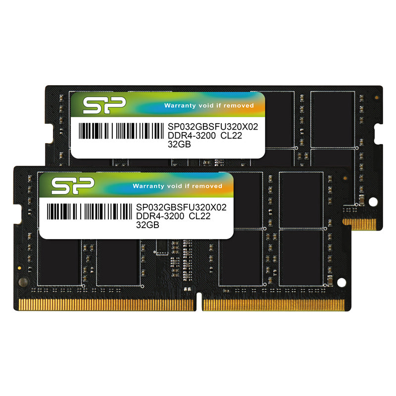 Silicon Power DDR4 3200MT/s (PC4-25600) 16GB(2x8GB)-64GB(2x32GB