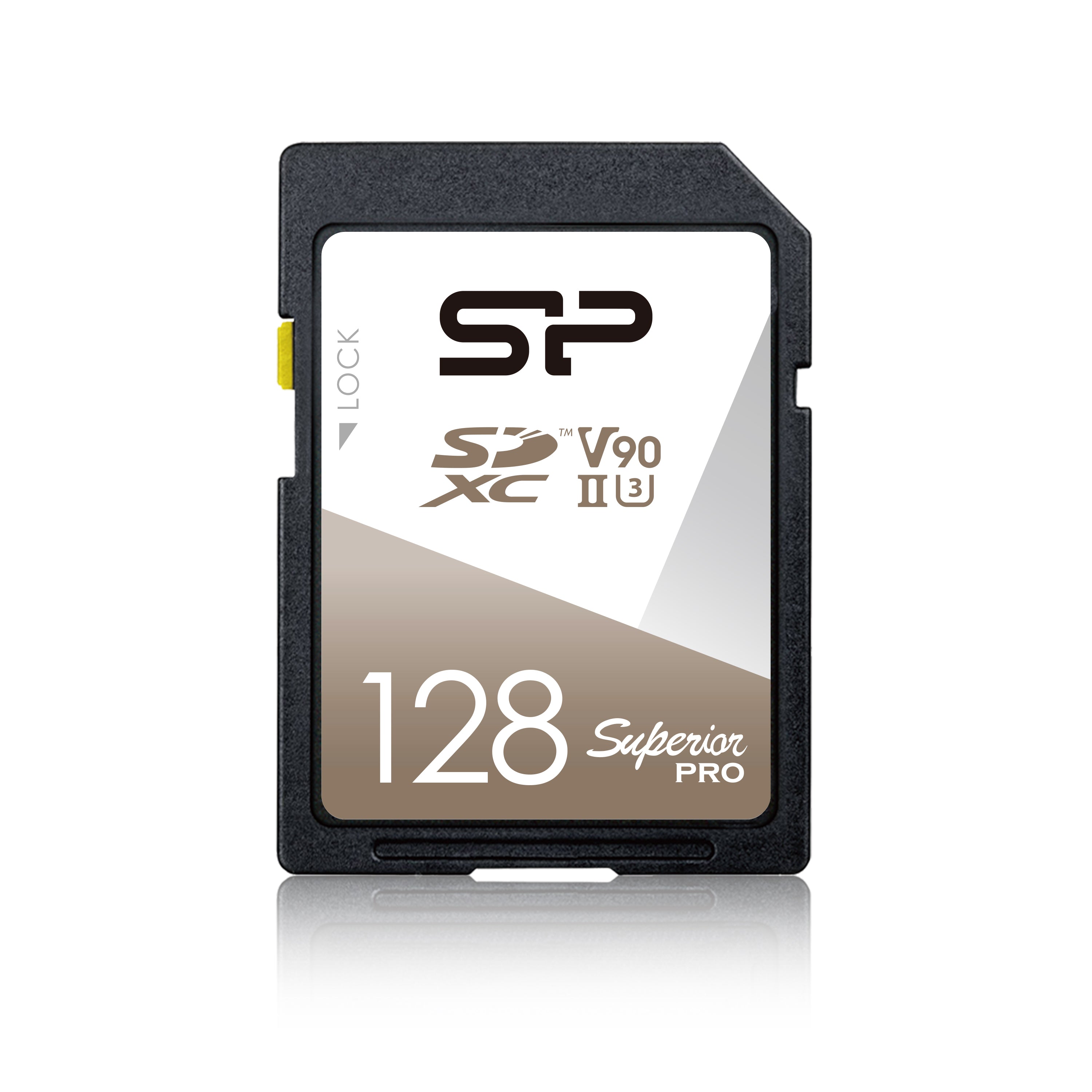 Silicon Power 128GB V90 Superior Pro R/W Up to 290/260 MB/s UHS-II SDXC Memory Card