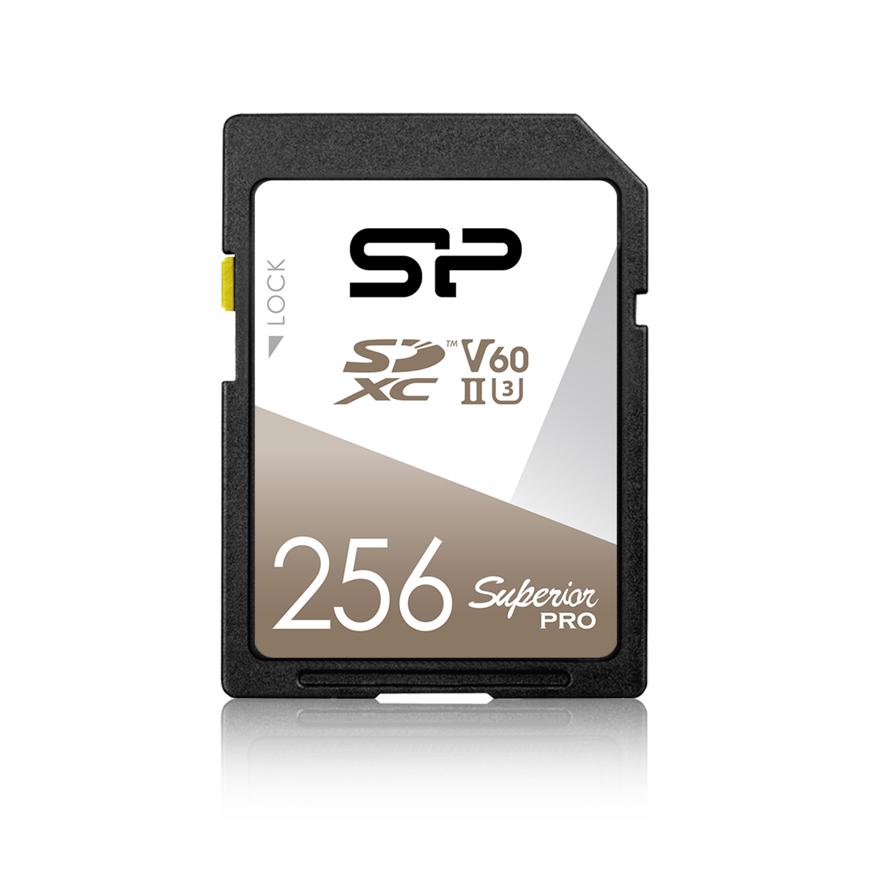 Silicon Power 256GB Superior Pro UHS-II (U3) V60 SDXC Memory Card