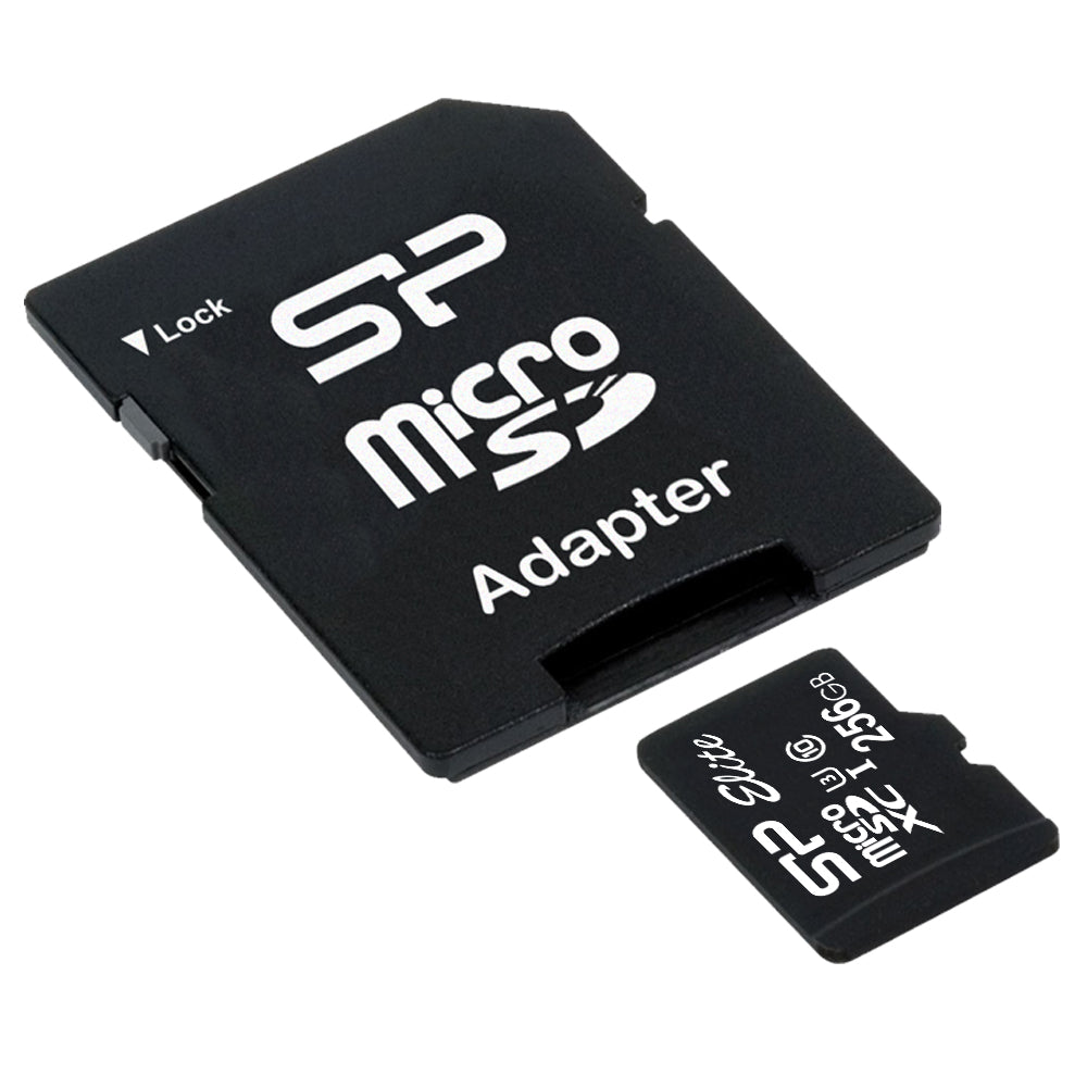 Silicon Power 32GB-512GB Elite UHS-1(U1) MicroSD Memory Card with Adapter