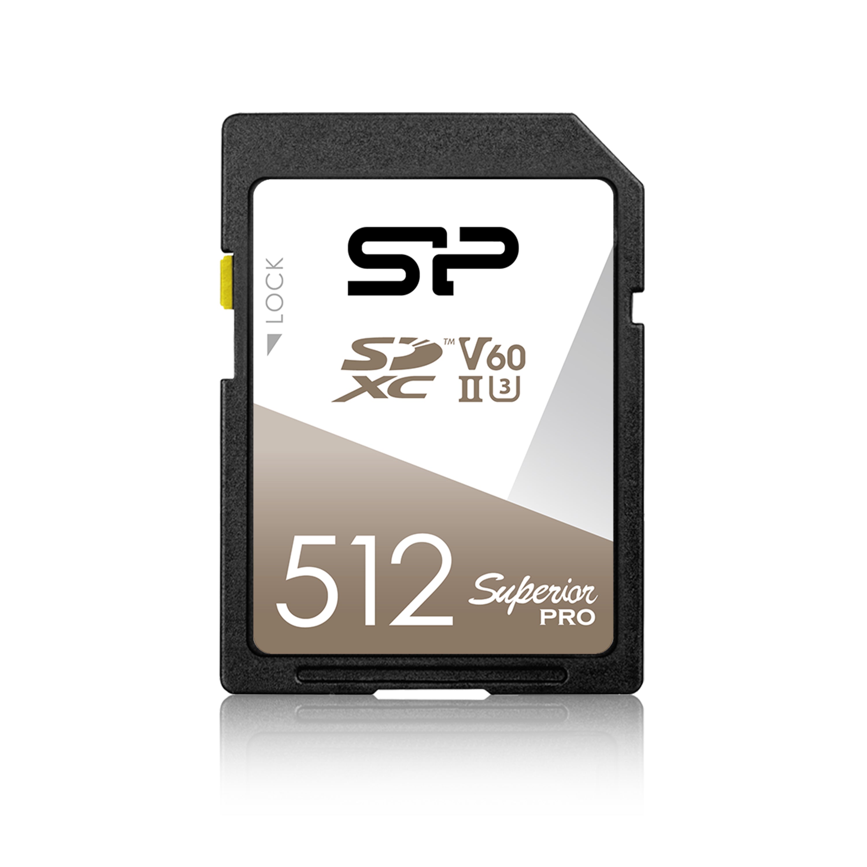 Silicon Power 512GB Superior Pro UHS-II (U3) V60 SDXC Memory Card