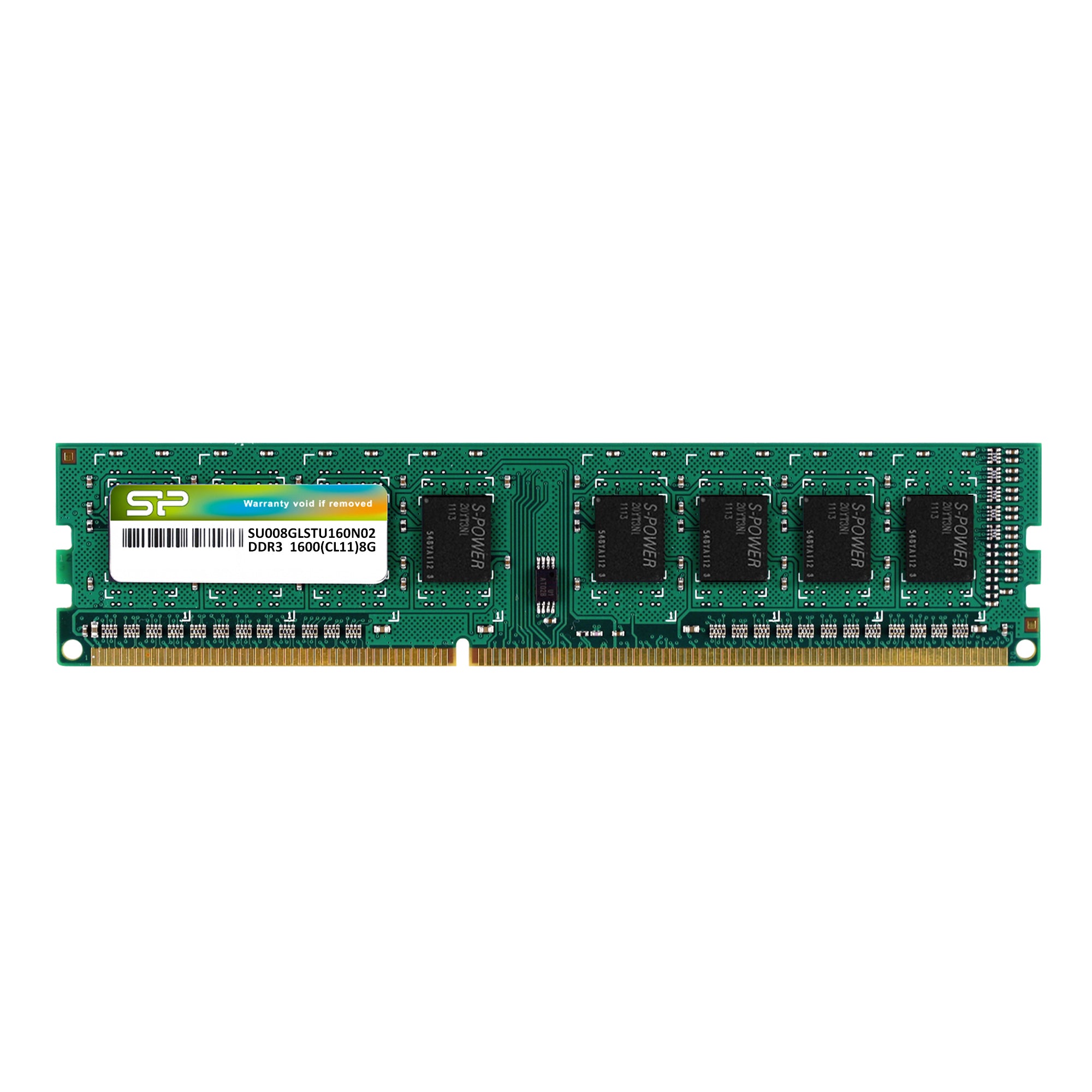 Silicon Power DDR3L 8GB 1600MT/s (PC3L-12800) 1.35V Desktop UDIMM