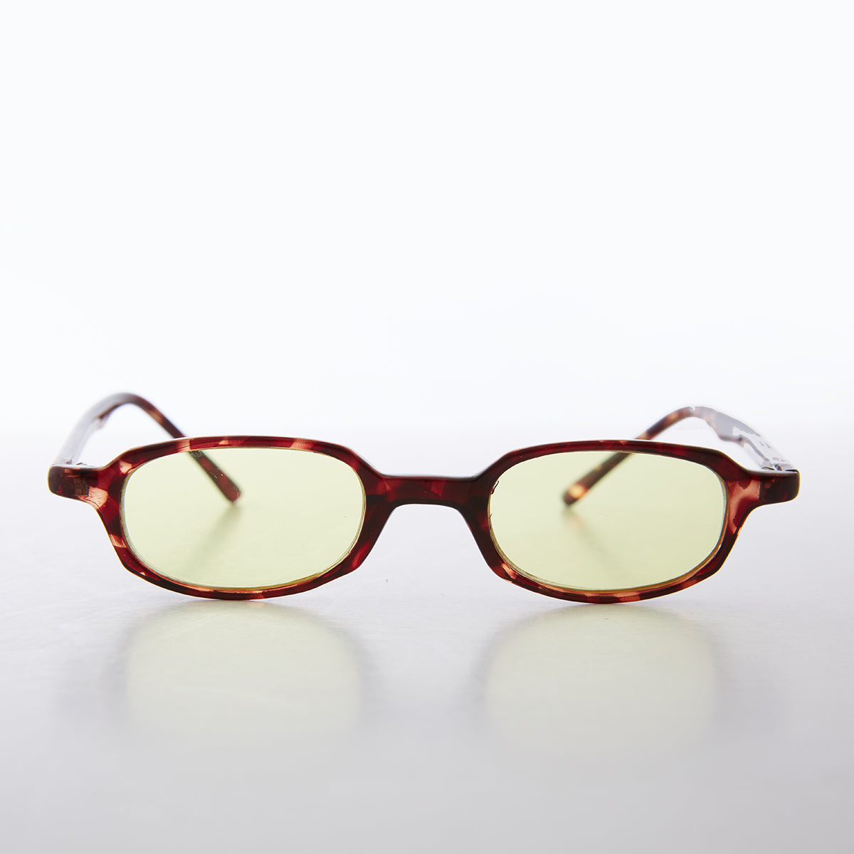 Micro Rectangle Tortoiseshell Sunglasses - Summers 1