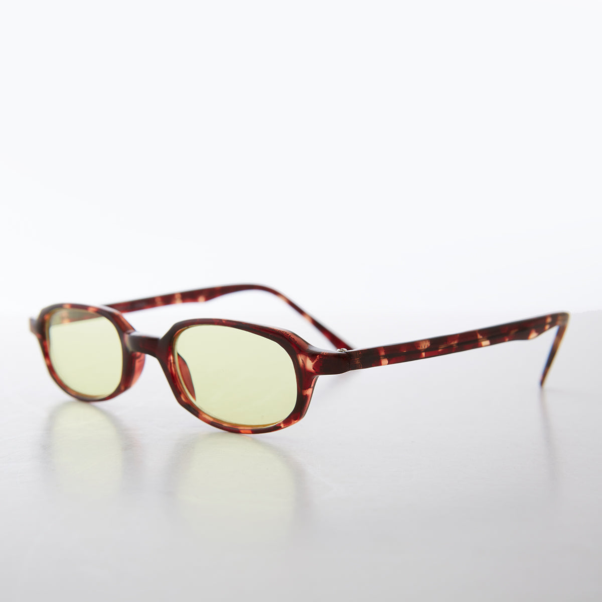 Micro Rectangle Tortoiseshell Sunglasses - Summers 1