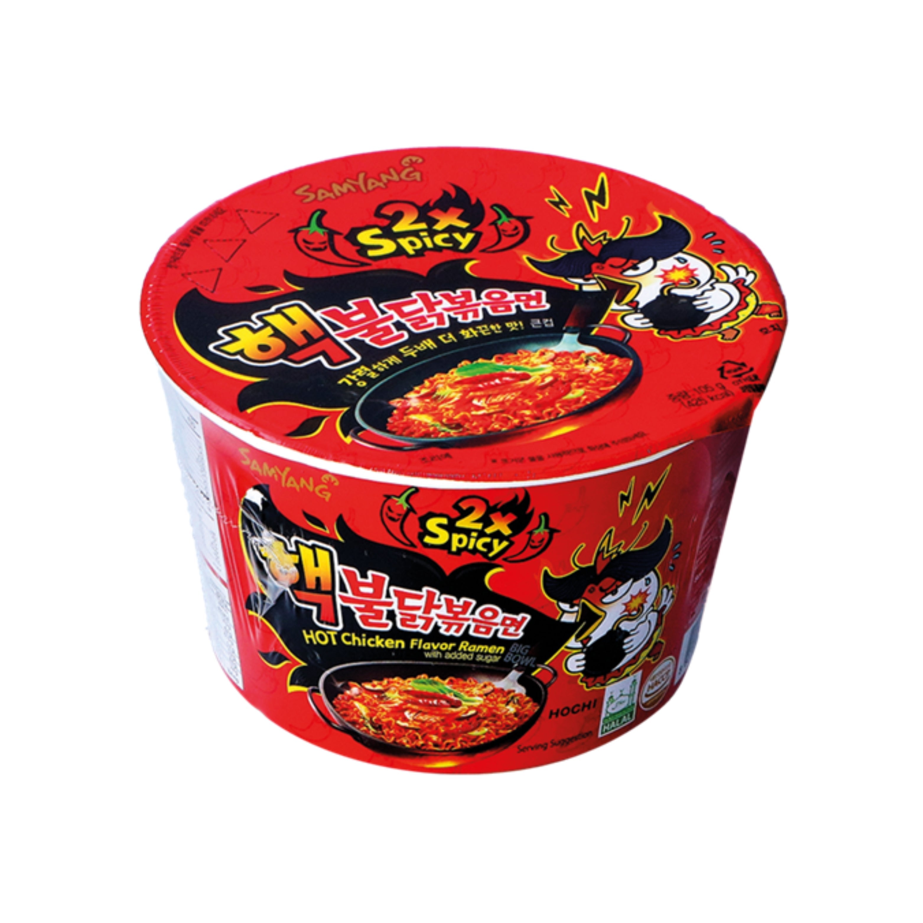 Samyang Buldak Hot Chicken Flavor Ramen Bowl 2X Spicy Flavor (Korea)