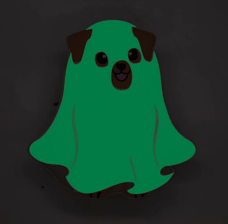 Glow in the Dark Ghost Dog Handbag
