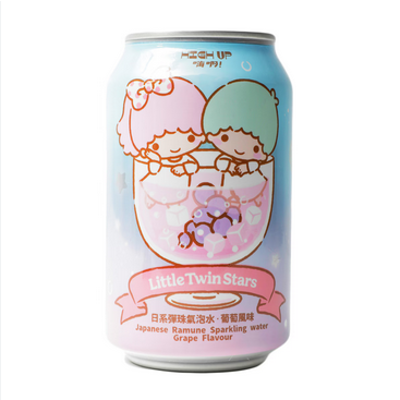 High Up Little Twin Stars Grape Sparkling Water (330ml) Taiwan (6 pack)