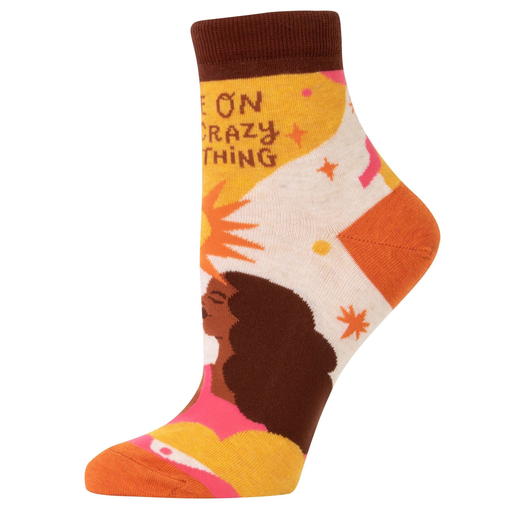 Shine On You Crazy Shiny Thing Women's Ankle Socks | BlueQ at GetBullish