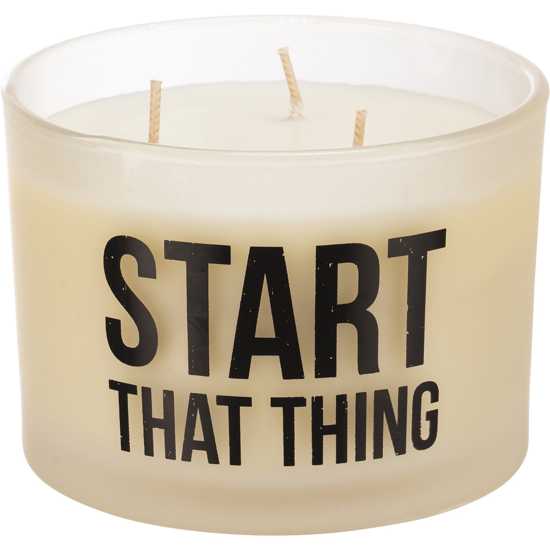 Start That Thing Candle | Bergamot Scent Jar Candle | 14oz