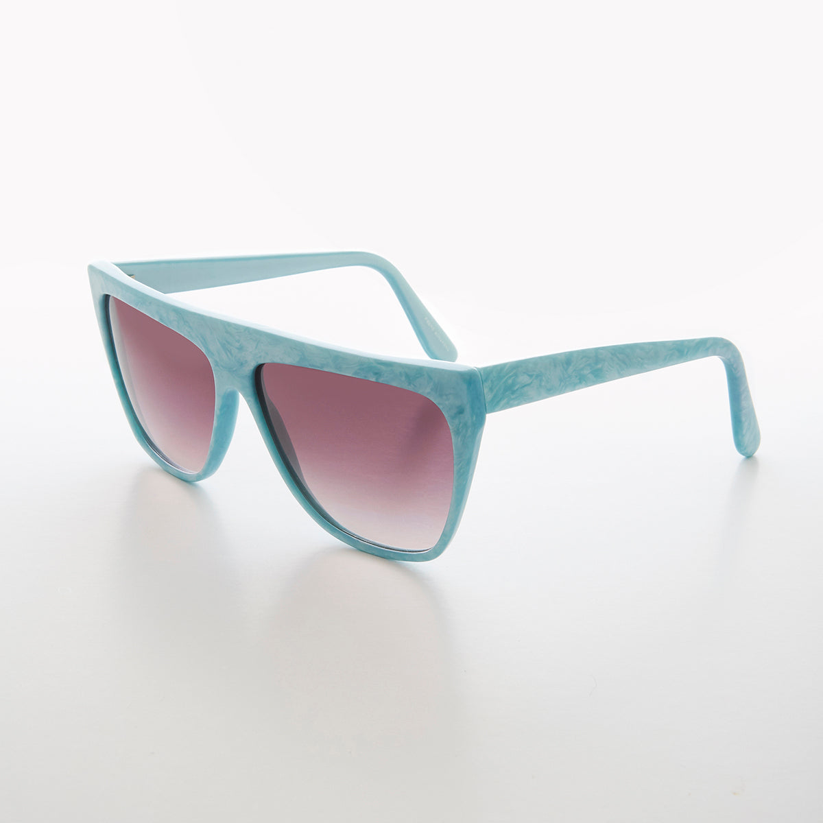 Colorful 80s Flat Top Sunglass - Taffy