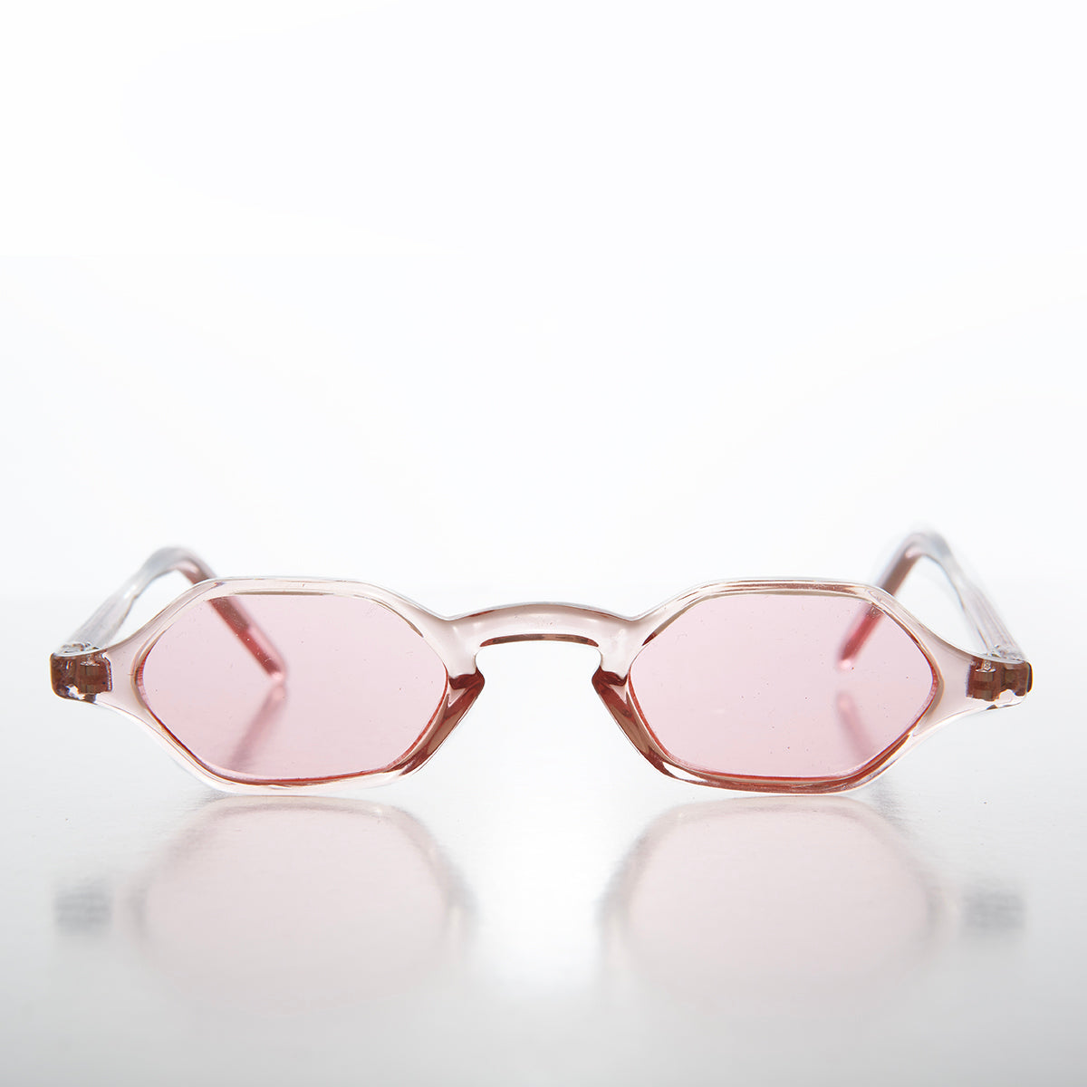 Tiny Hexagon Vintage Sunglasses - Tesh