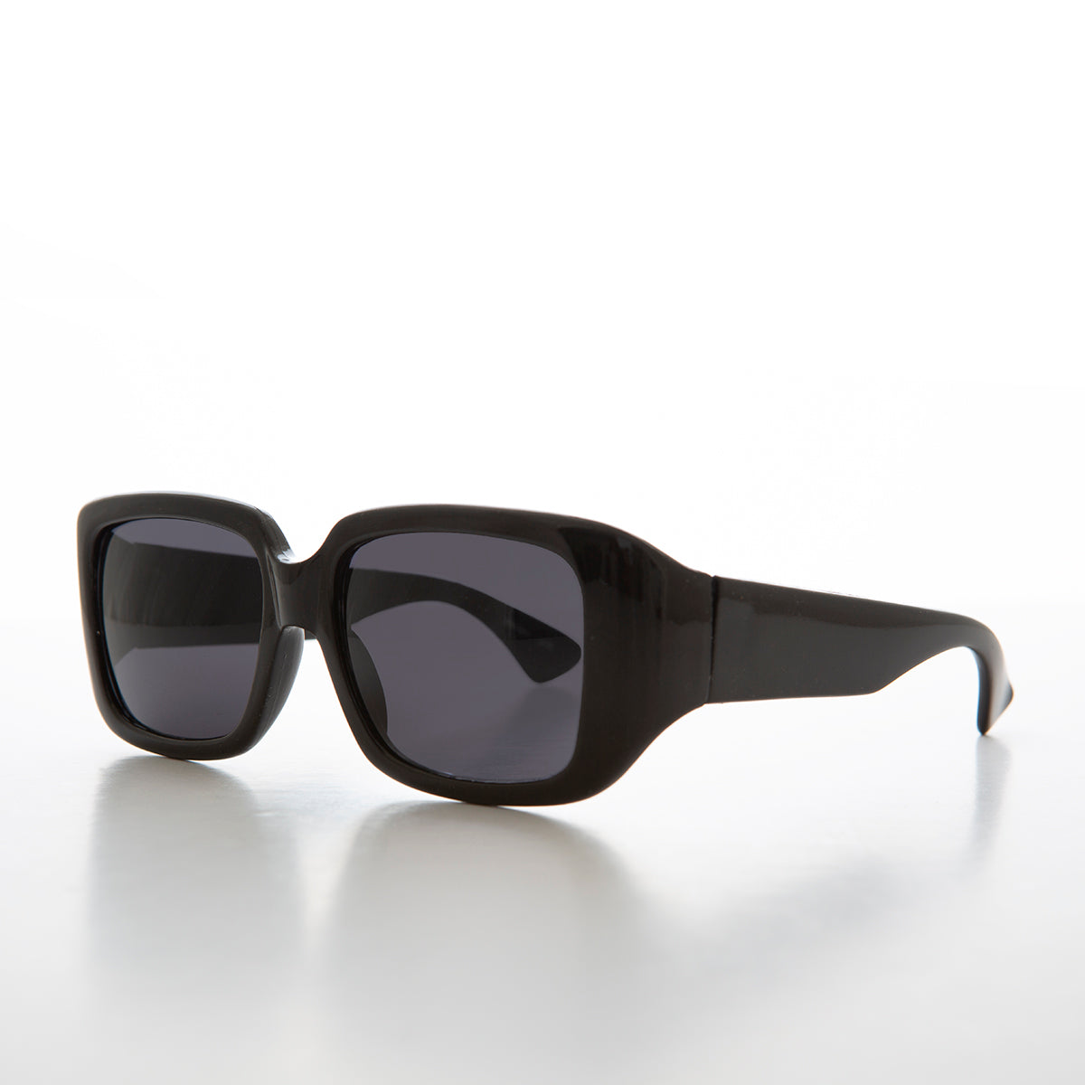 90s Large Rectangle Mod Bold Sunglasses - Tex