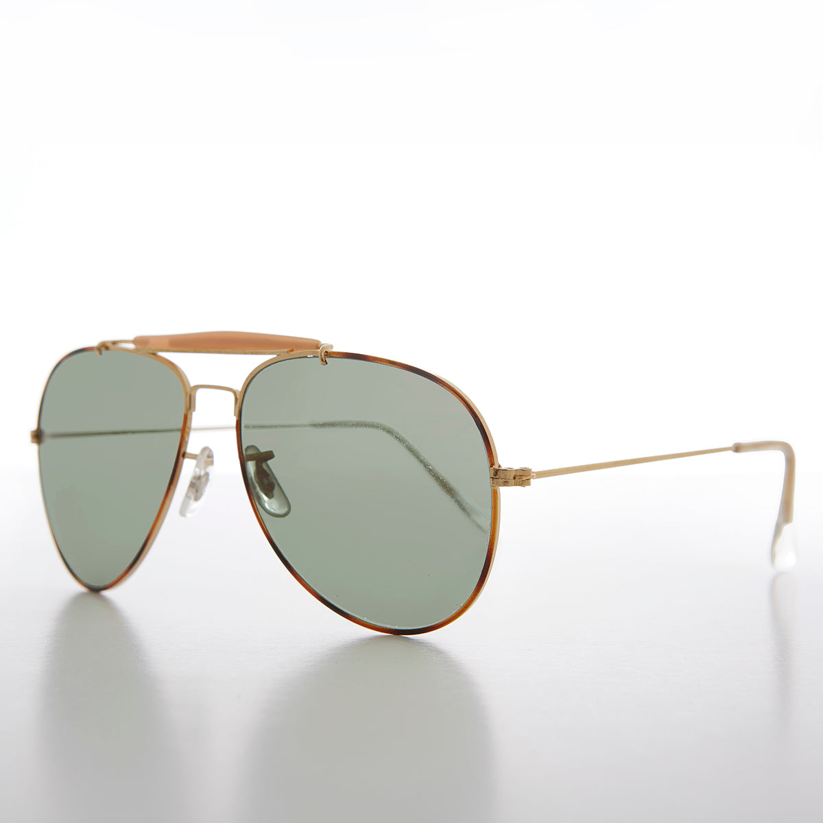 Teardrop Pilot Sunglass with Glass Lens - Thasos