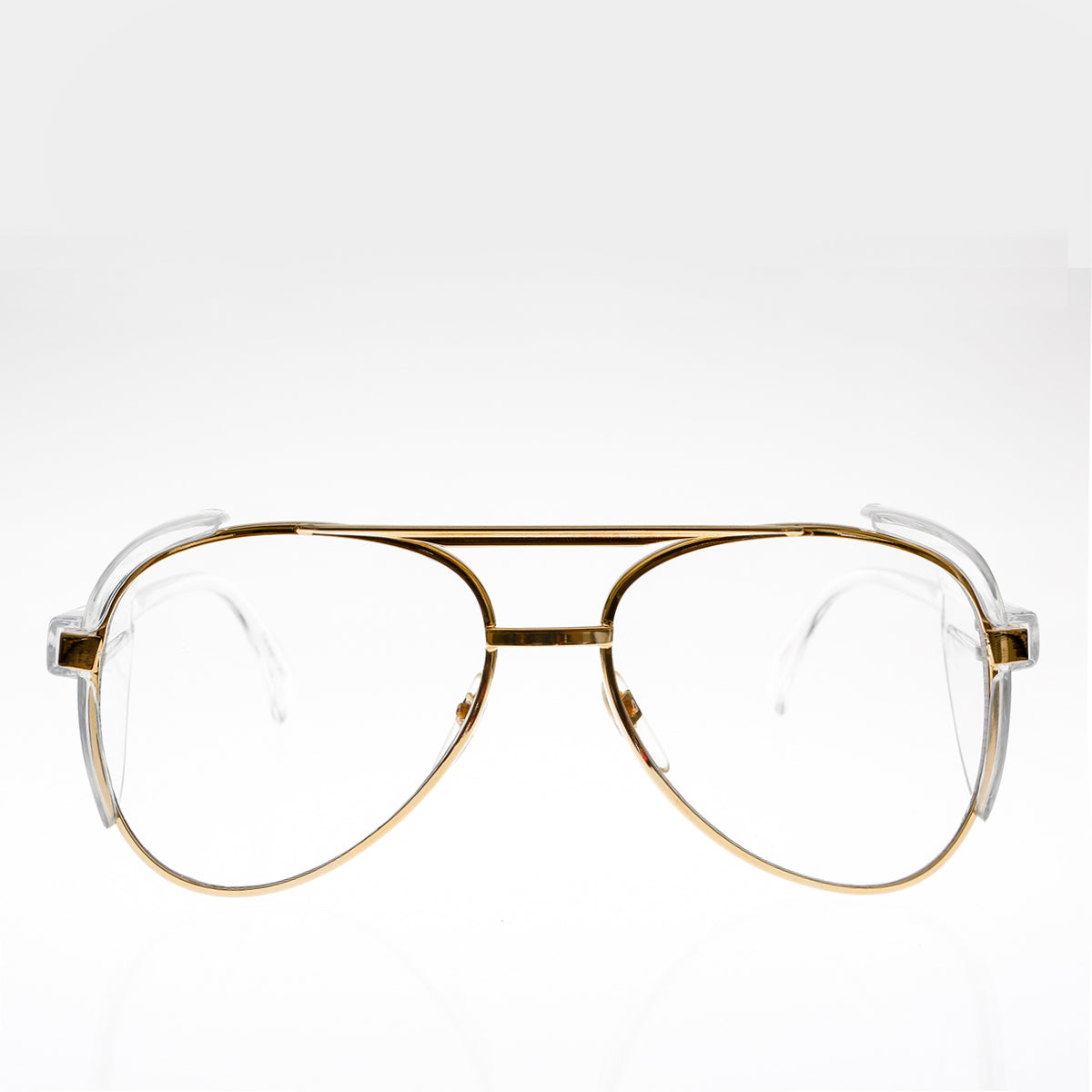 Gold Aviator Safety Glasses -Titan