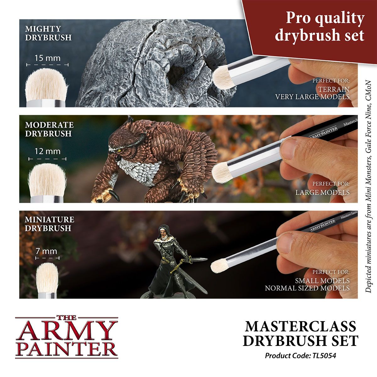 Army Painter Tools: Masterclass Drybrush Set