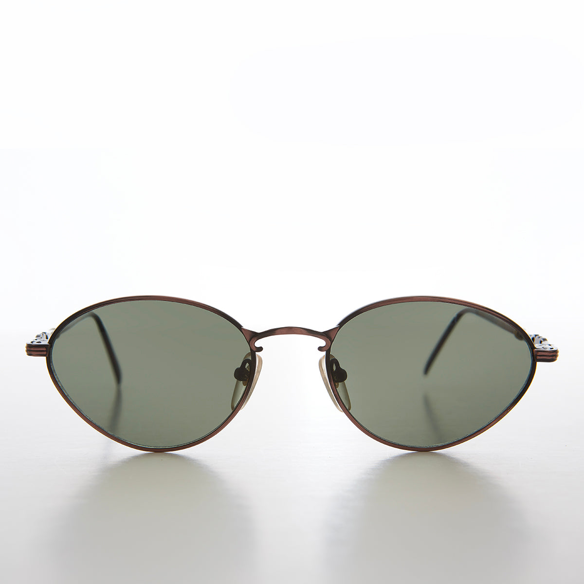 Simple Oval Minimal Vintage Sunglasses - Torres