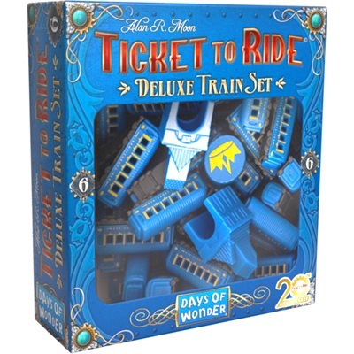 Ticket to Ride: 20th Anniversary Deluxe Train Set - Blue Passenger Car
