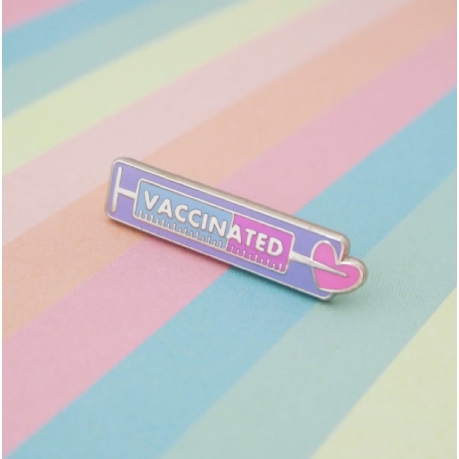 VACCINATED Enamel Pin