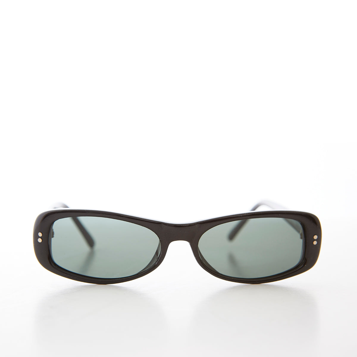 Small Fit Mod Rectangle Vintage Sunglasses - Velez