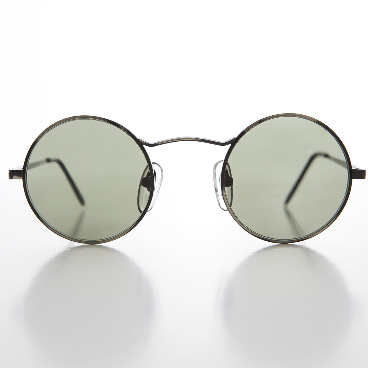 Round Wire Rim Teashade Vintage Sunglass - Vox 1