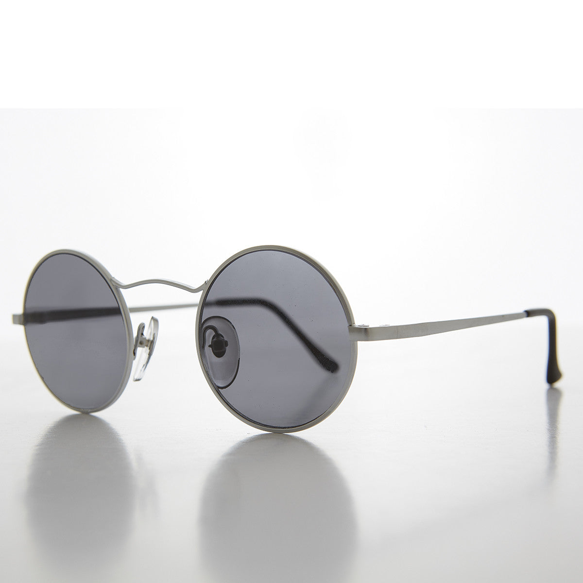 Round Wire Rim Teashade Vintage Sunglass - Vox 2