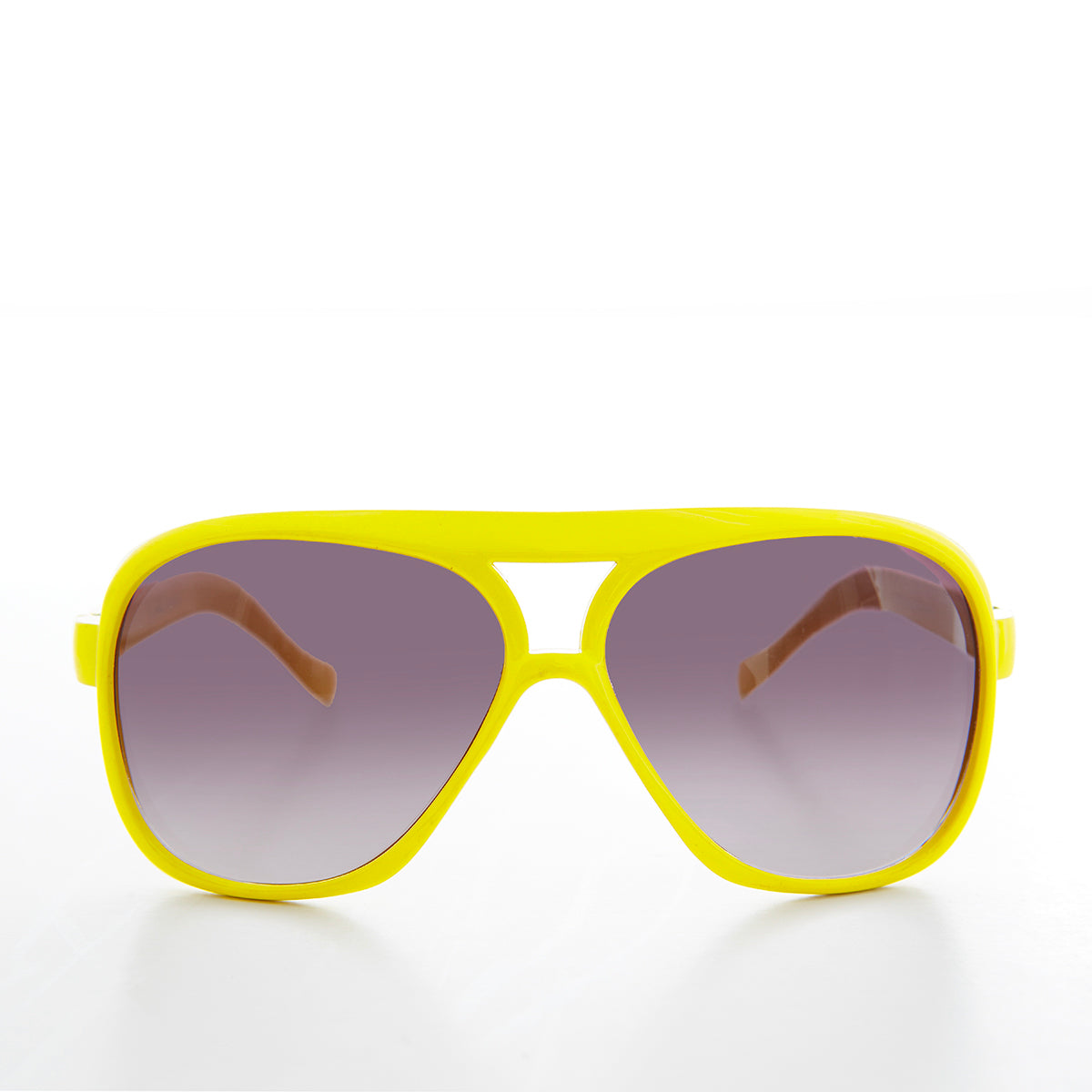 Square Colorful Aviator Deadstock Sunglasses - Wave