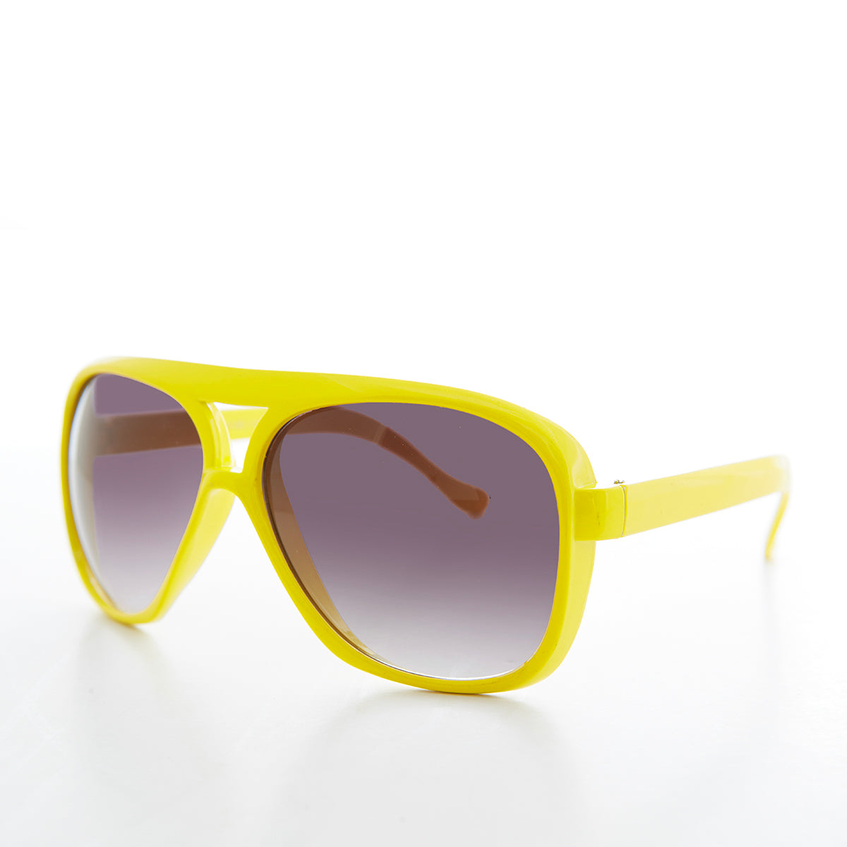 Square Colorful Aviator Deadstock Sunglasses - Wave