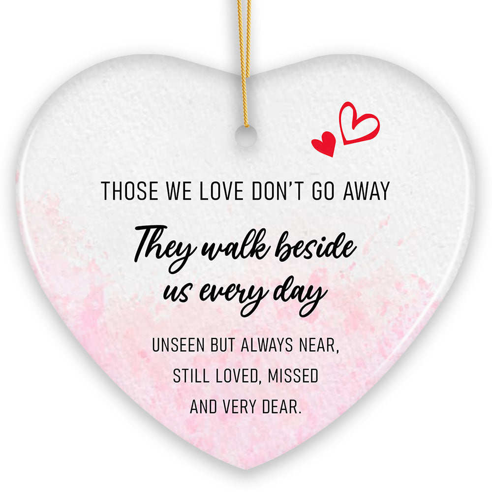 Forever by Our Side Ornament, Christmas Memorial Gift for Loved Ones