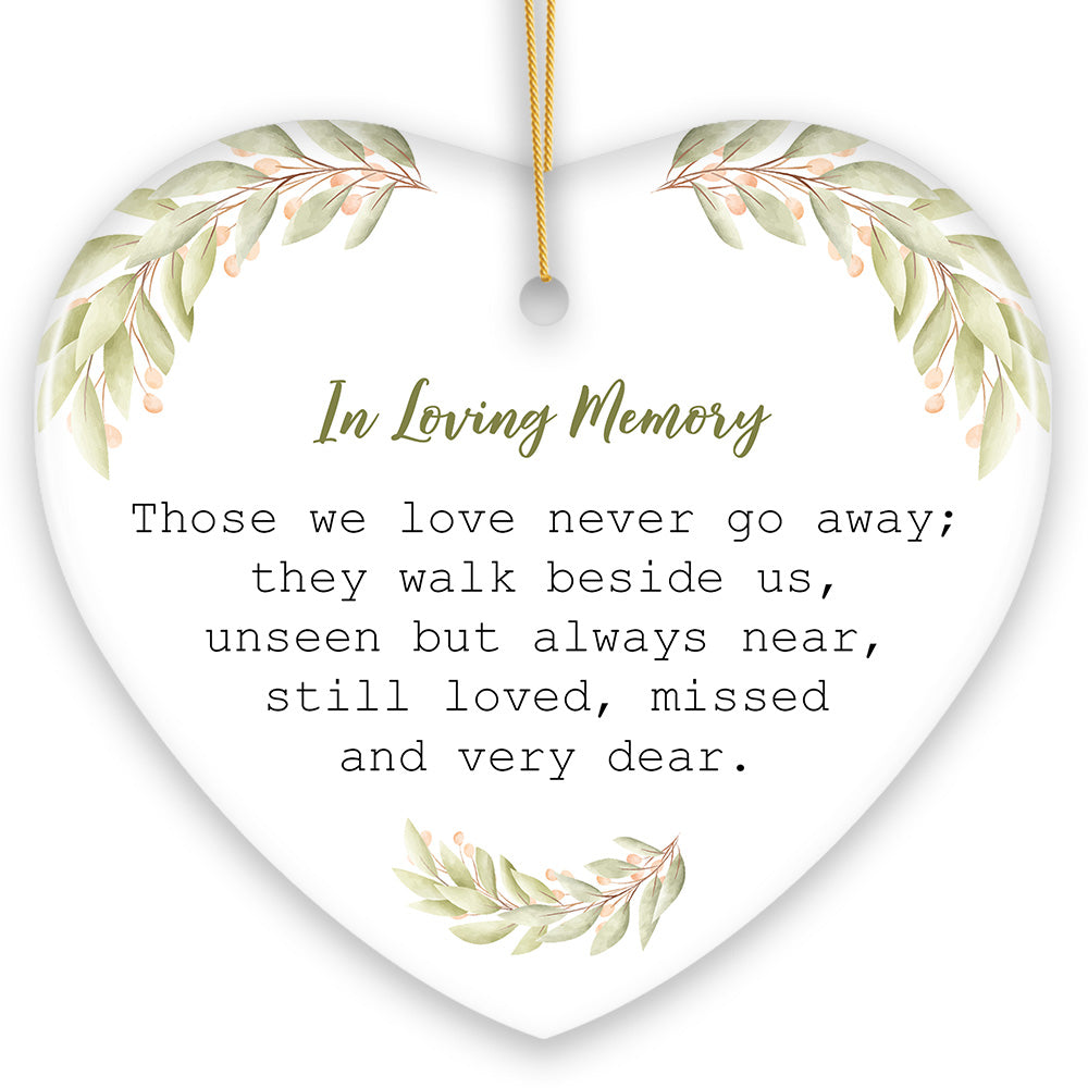 Always Near, Forever Dear Memorial Ornament, Christmas Keepsake for Loved Ones