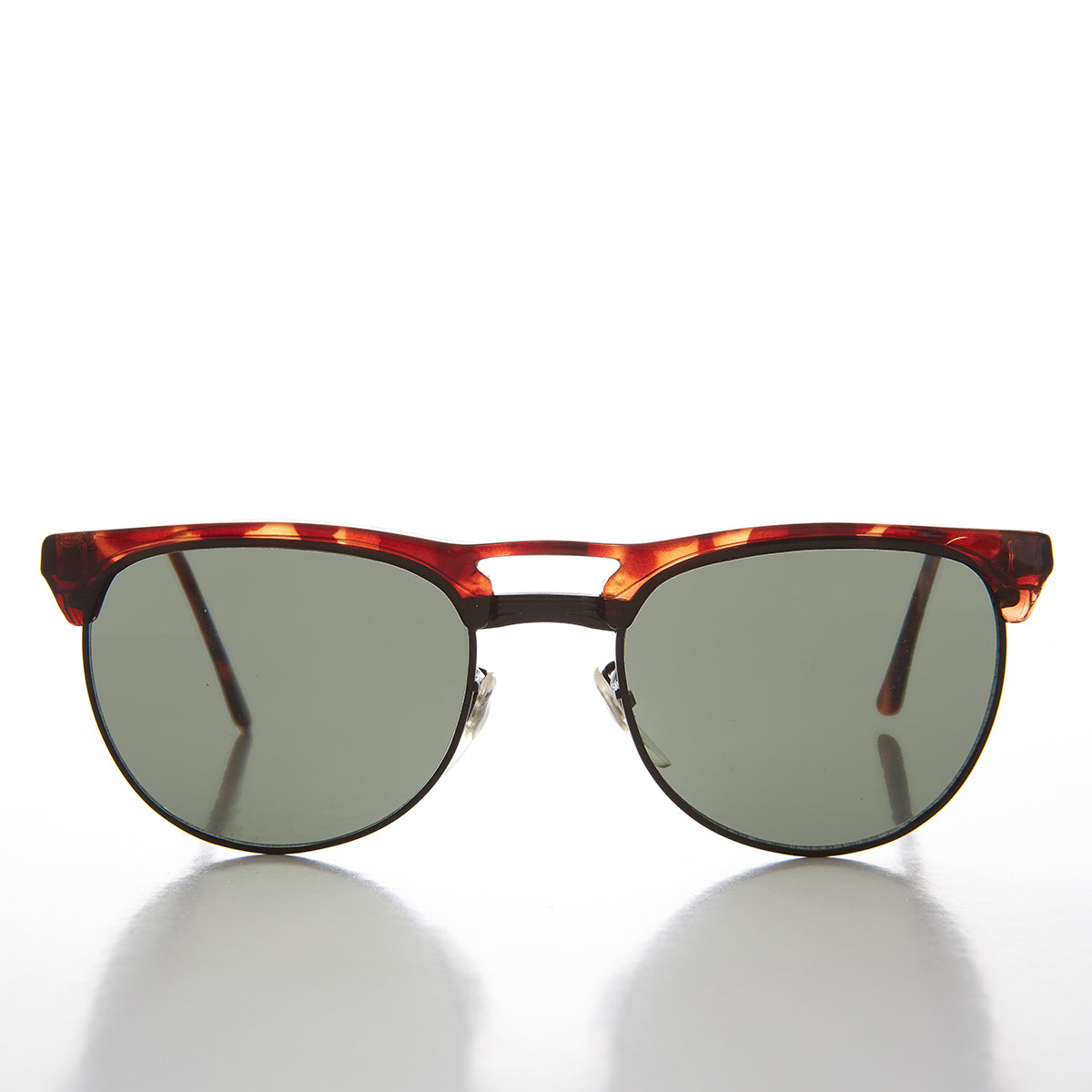 Double Bridge Horn Rim Retro Sunglass - Willis