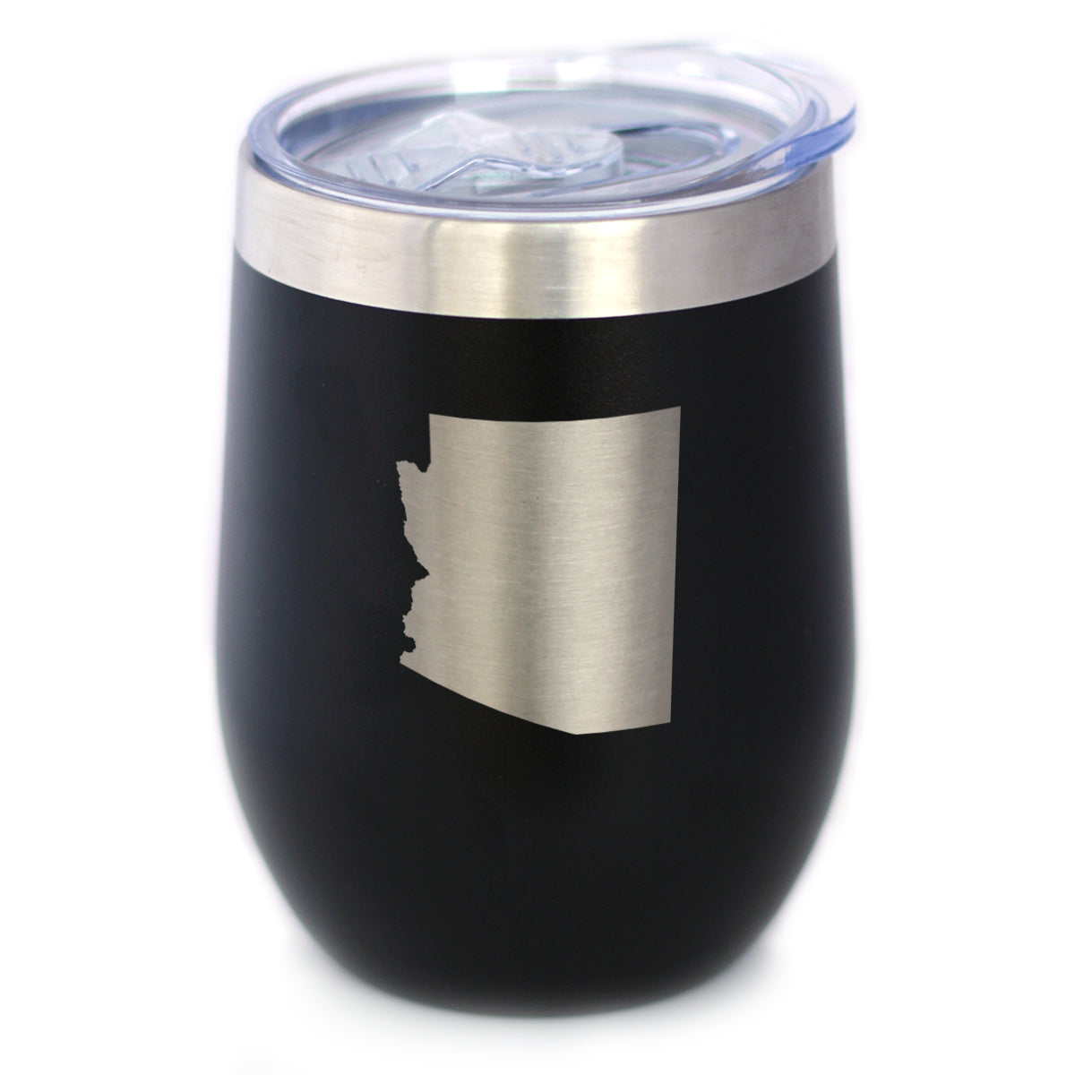 Arizona State Outline - Wine Tumbler