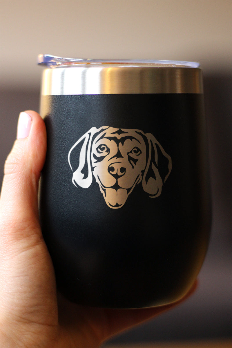 Beagle Face - Wine Tumbler