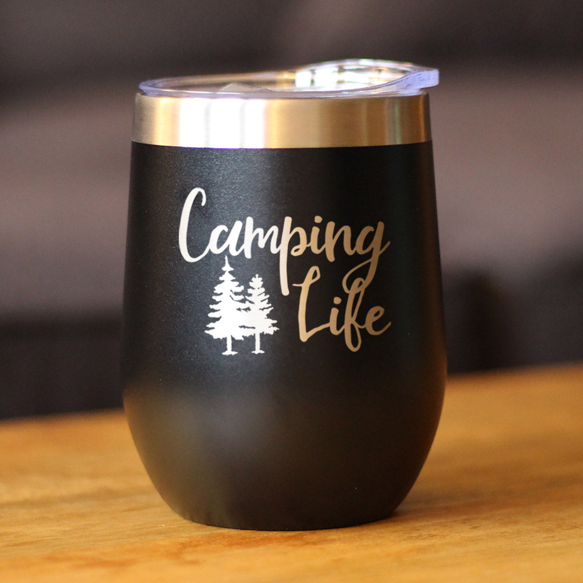 Camping Life - Wine Tumbler