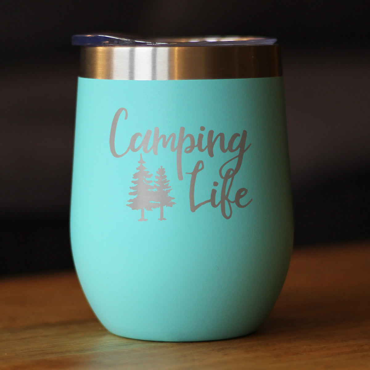 Camping Life - Wine Tumbler