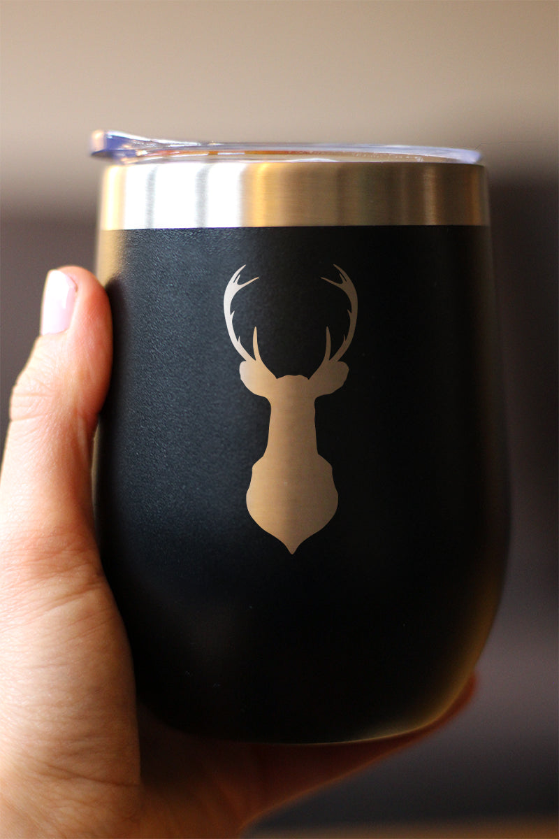 Deer Head - Wine Tumbler