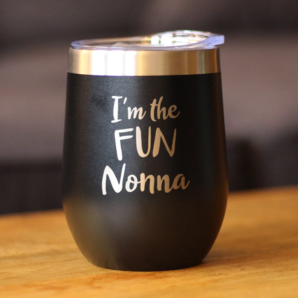 I'm the Fun Nonna - Wine Tumbler